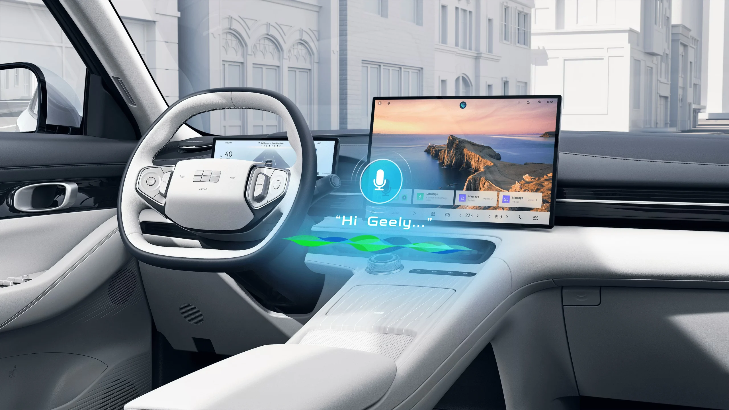 GEELY E5 ELEKTROMOS SUV 14 GEELY EE5 hangvezérlés
