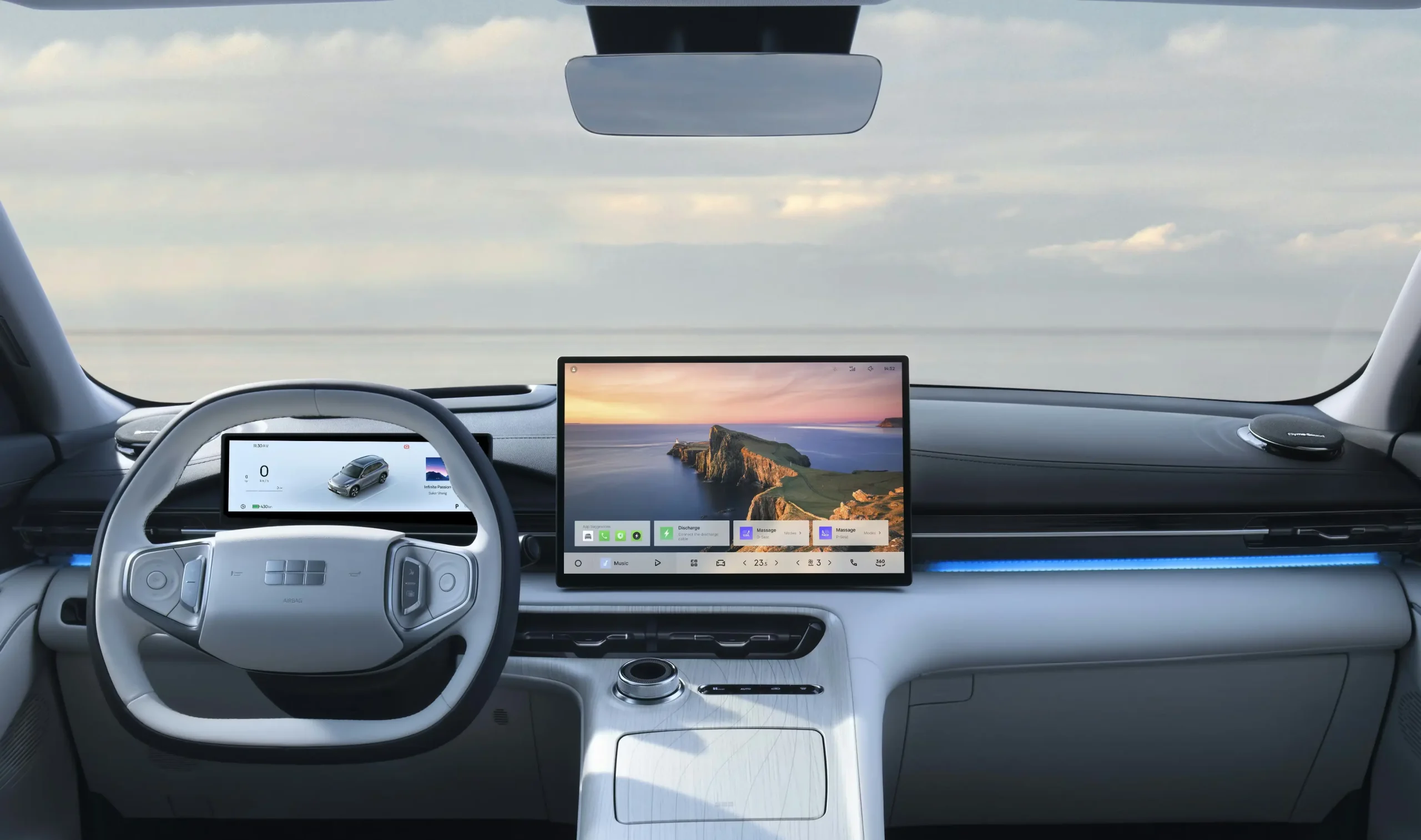 GEELY E5 ELEKTROMOS SUV 12 GEELY E5 FLYME AUTO rendszer