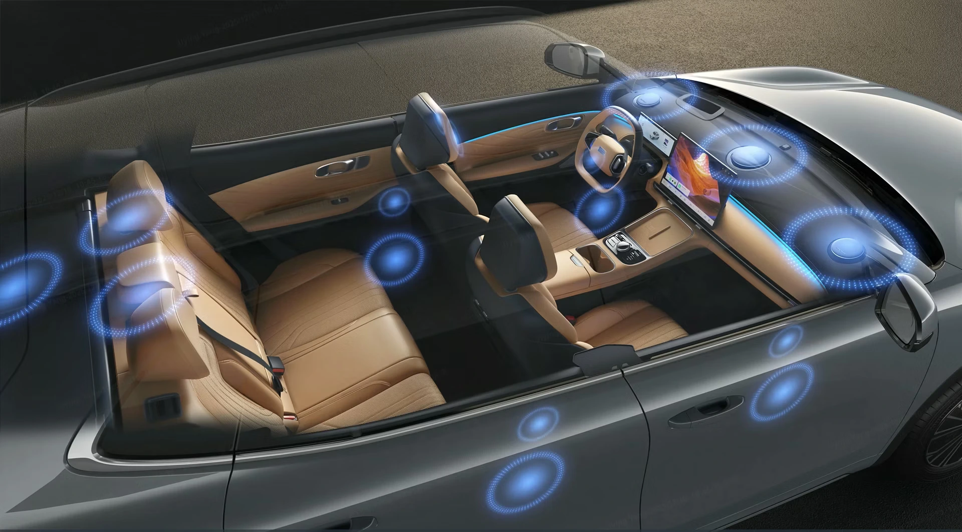 GEELY STARRAY EM-i 12 GEELY MENTES: STARRAY FLYME Sound rendszer