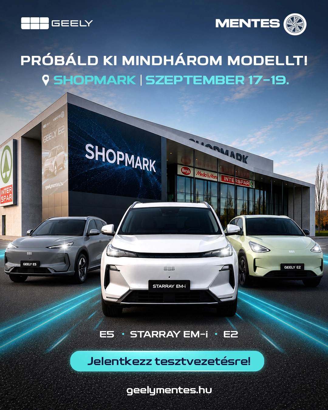 GEELY tesztvezetés a Shopmarkban 2 GEELY tesztvezetés - Shopmark