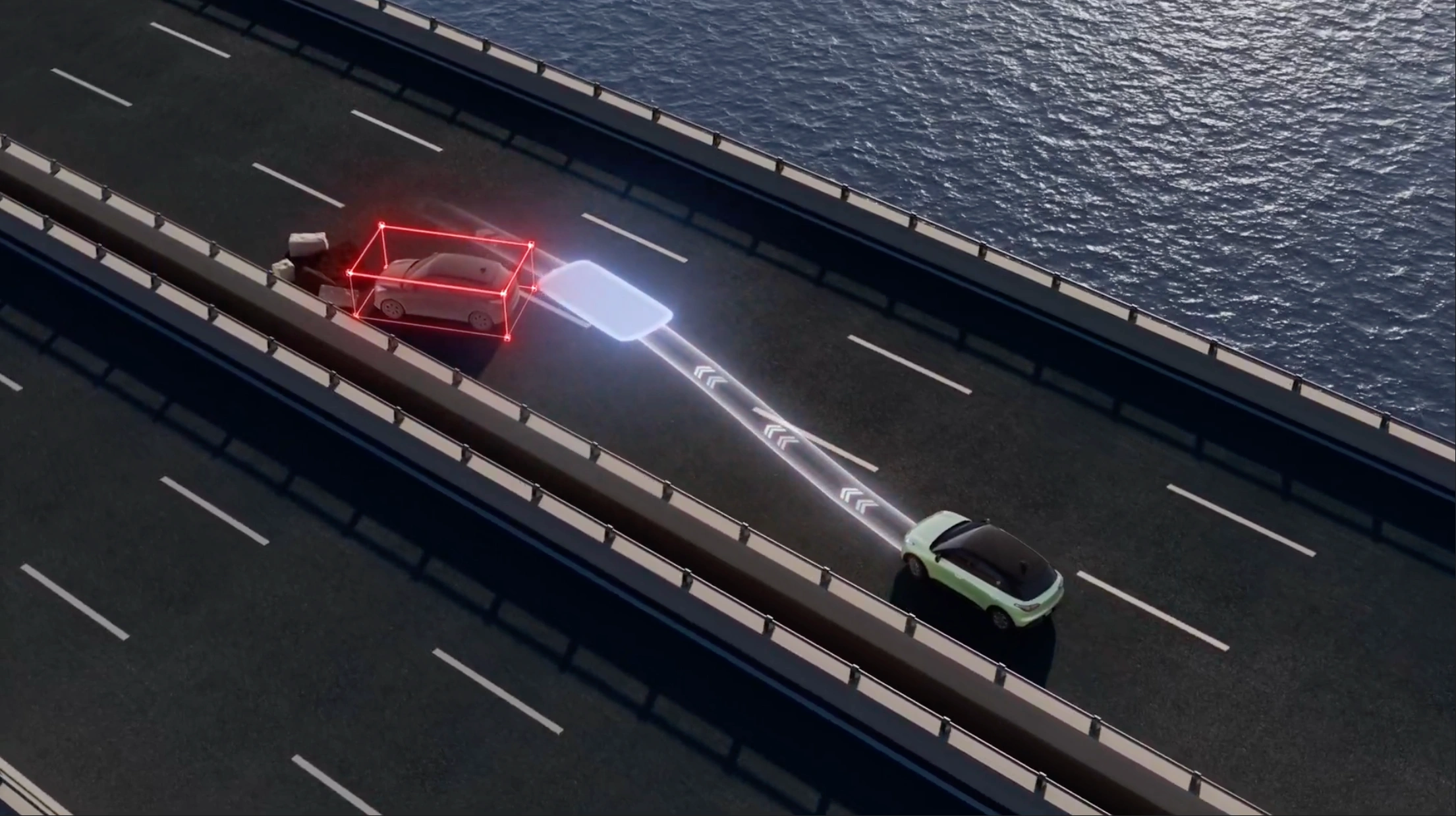 GEELY E2 23 GEELY E2 Vészhelyzeti kikerülés-támogatás