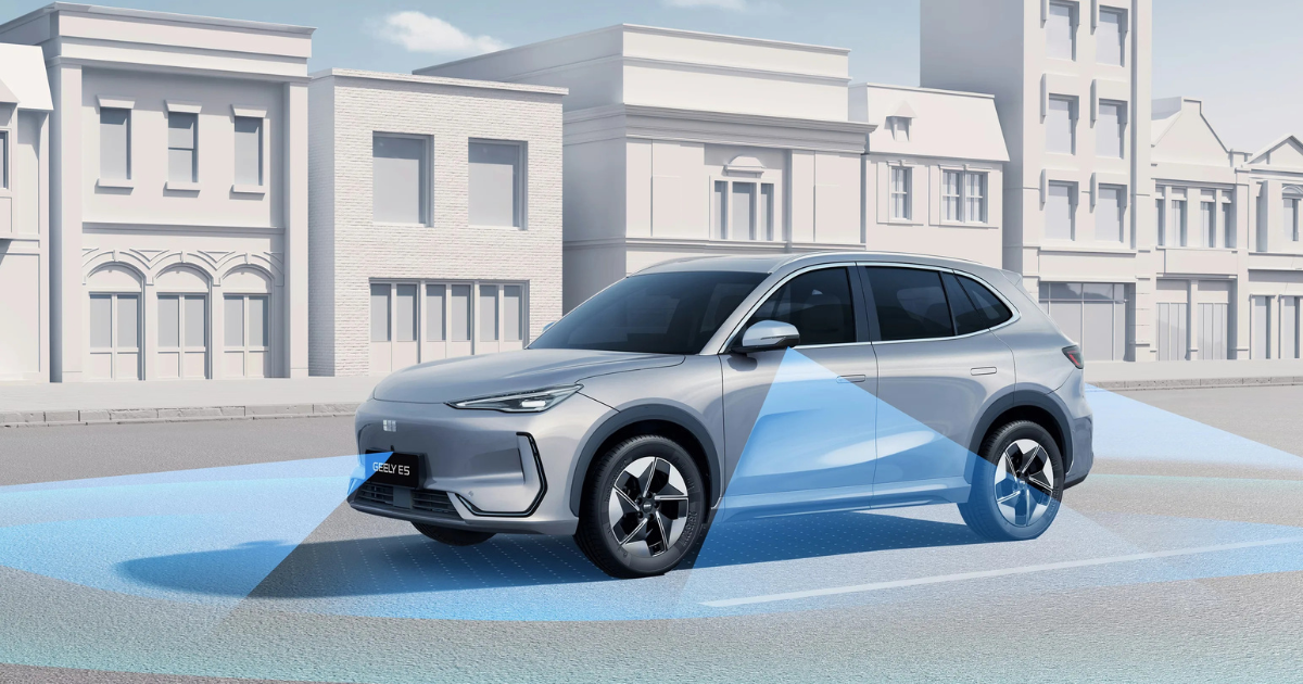 Elektromos SUV - GEELY E5 ötcsillagos biztonság