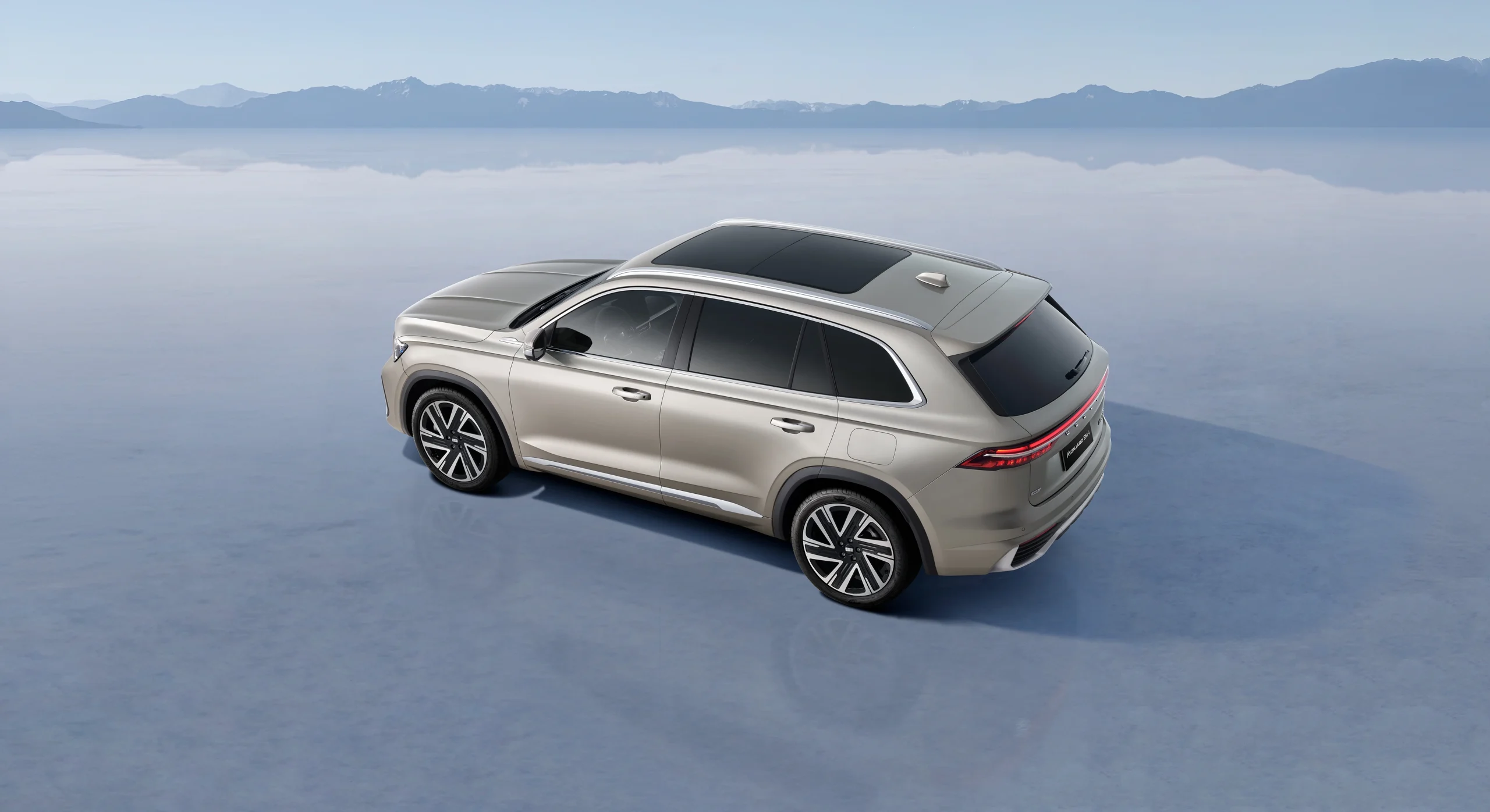 Főoldal 12 GEELY MENTES Monjaro EM-i fotó felülnézetből